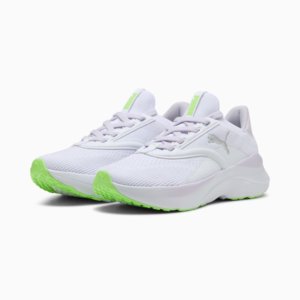Зображення Puma Кросівки SOFTRIDE Mayve Running Shoes Women #2: PUMA White-Lilac Frost-Green Glare