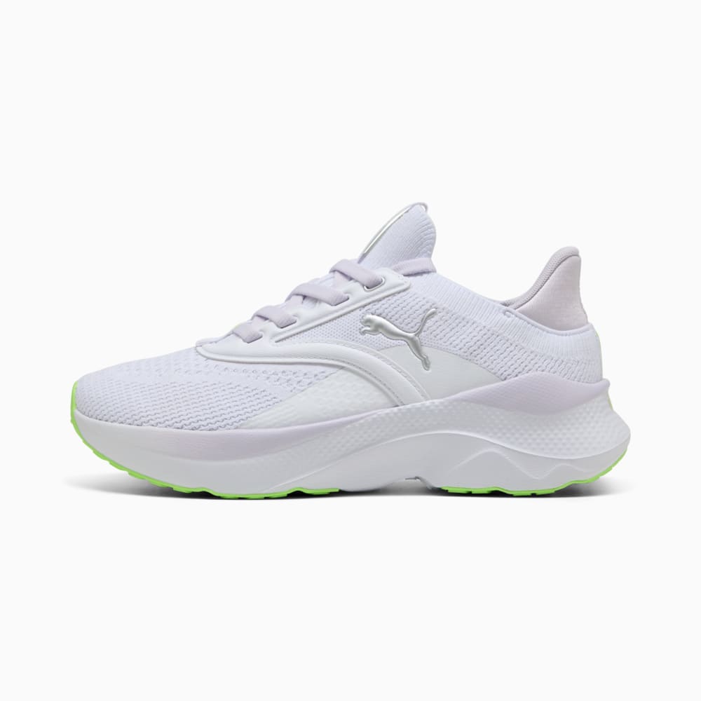 Зображення Puma Кросівки SOFTRIDE Mayve Running Shoes Women #1: PUMA White-Lilac Frost-Green Glare