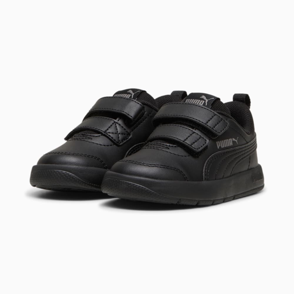 Зображення Puma Дитячі кеди Courtflex V3 Sneakers Toddlers #2: PUMA Black-PUMA Black-Cast Iron