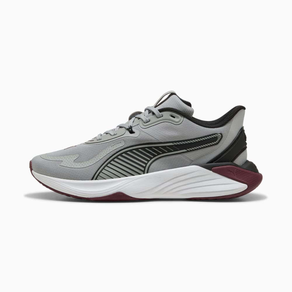 Изображение Puma Кроссовки PWR Hybrid Training Shoes #1: Gray Echo-Ruby Shimmer-PUMA Black