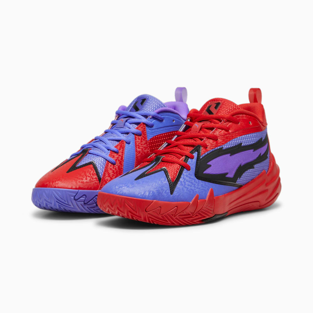 Зображення Puma Кросівки Scoot Zeros PRED Unisex Basketball Shoes #2: Dark Amethyst-For All Time Red