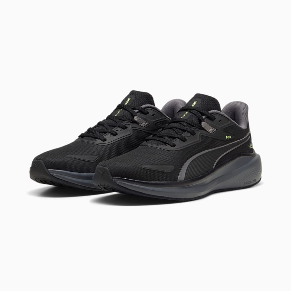Изображение Puma Кроссовки Skyrocket Lite WTR Running Shoes Unisex #2: PUMA Black-Fizzy Apple
