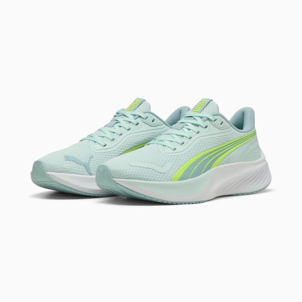 Изображение Puma Кроссовки Pounce Lite Running Shoes #2: Modern Mint-PUMA White