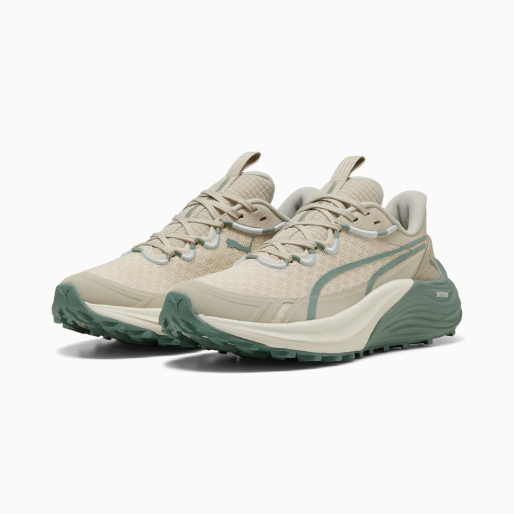 Зображення Puma Кросівки Electrify NITRO™ 4 Trail Running Shoes Women #2: Desert Dust-Green Moon-Alpine Snow