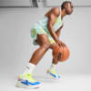 Изображение Puma Кроссовки All-Pro NITRO™ Basketball Shoes Unisex #3: PUMA White-Yellow Alert-Pink Alert