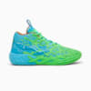 Зображення Puma Кросівки PUMA HOOPS x TMNT MB.04 L&M Basketball Shoes Unisex #10: Fluro Green Pes-PUMA Green-Bright Aqua-Orange Glow