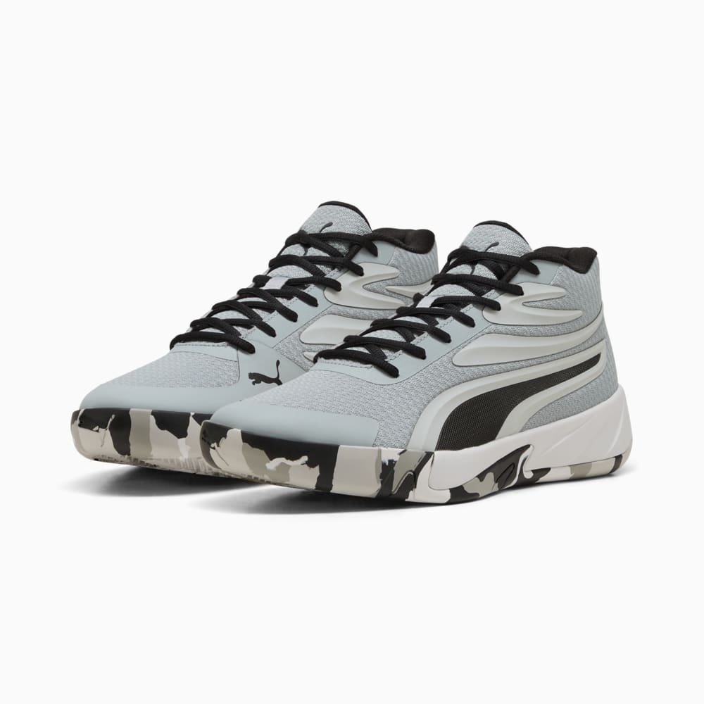 Зображення Puma Кросівки Court Pro Marble Basketball Shoes Unisex #2: Cool Mid Gray-PUMA Black