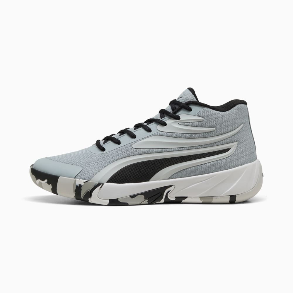 Зображення Puma Кросівки Court Pro Marble Basketball Shoes Unisex #1: Cool Mid Gray-PUMA Black