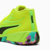 Изображение Puma Кроссовки Court Pro Marble Basketball Shoes Unisex #3: Yellow Alert-Green Glare