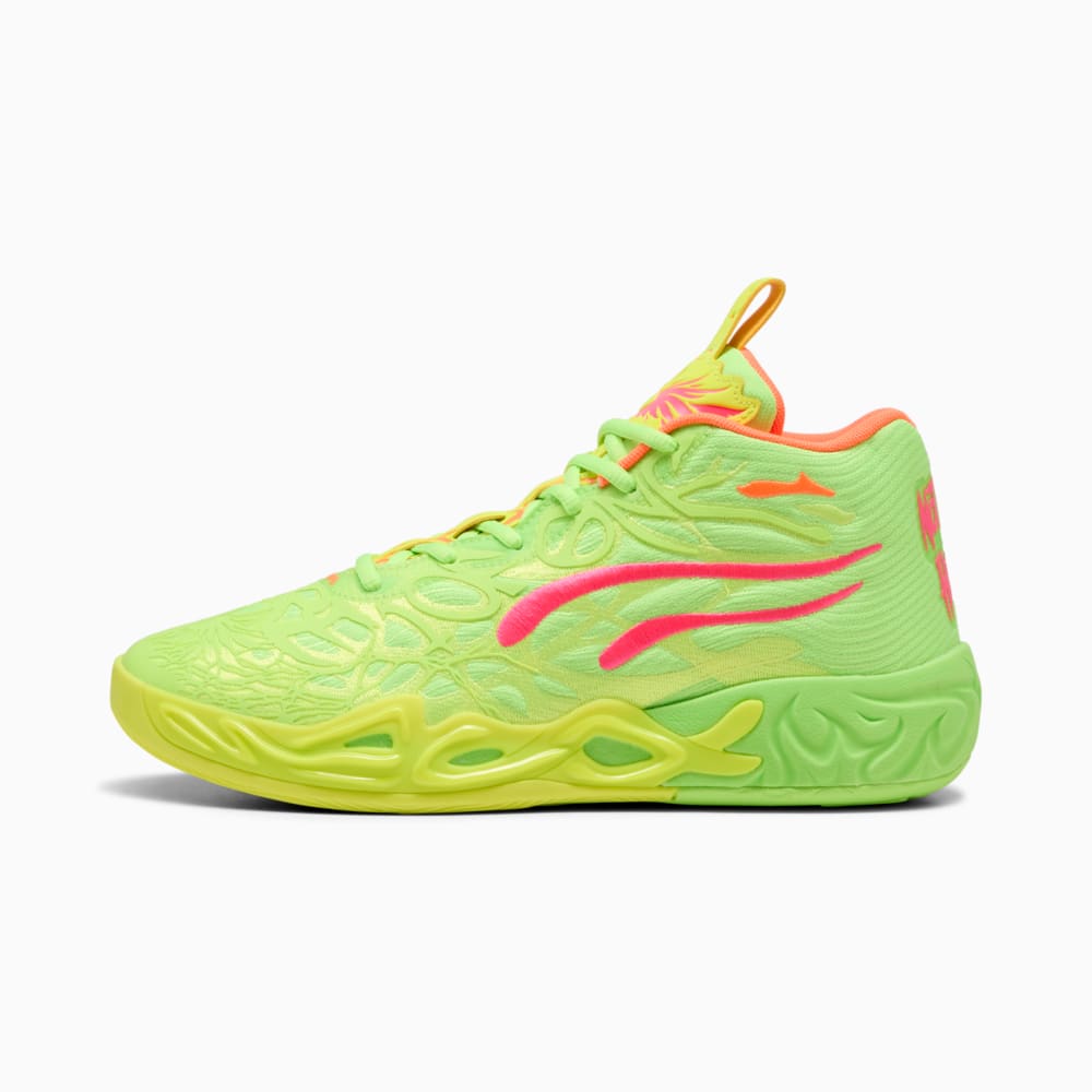 Зображення Puma Кросівки MB.04 Gem Basketball Boots Unisex #1: Yellow Alert-Green Glare-Pink Alert