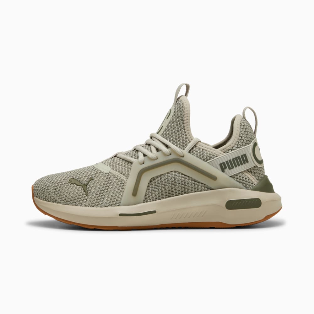Изображение Puma Кроссовки SOFTRIDE Enzo 5 Lyfe Running Sneakers Unisex #1: Desert Dust-Loden Green-Gum