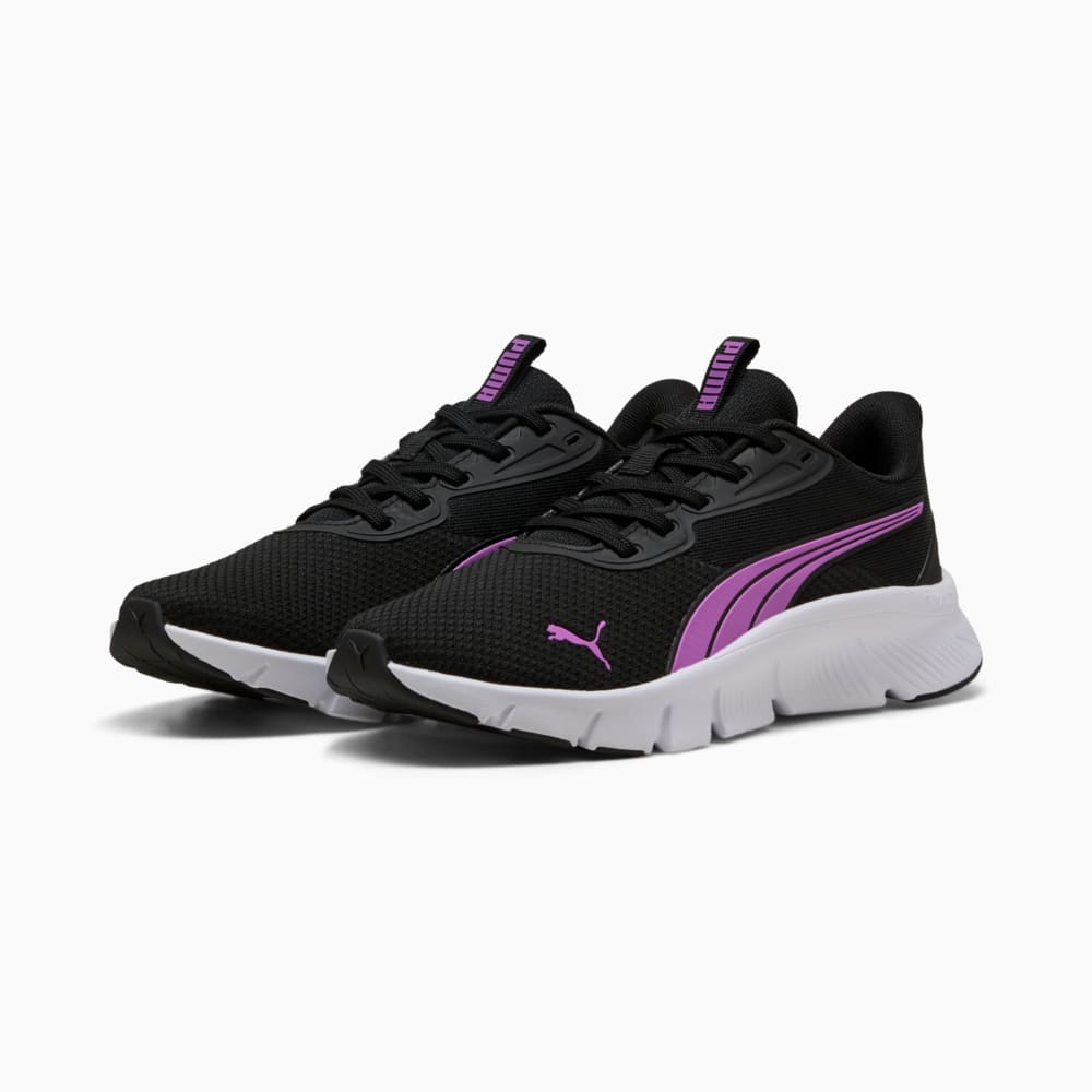 Изображение Puma Кроссовки Flexfocus Lite Modern Woven Running Shoes #2: PUMA Black-Pure Magenta