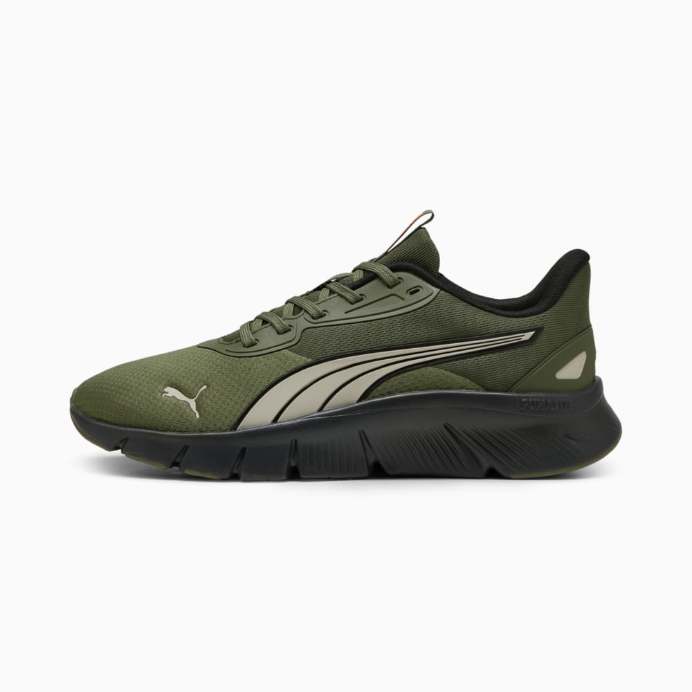 Изображение Puma Кроссовки Flexfocus Lite Modern Woven Running Shoes #1: Loden Green-Desert Dust