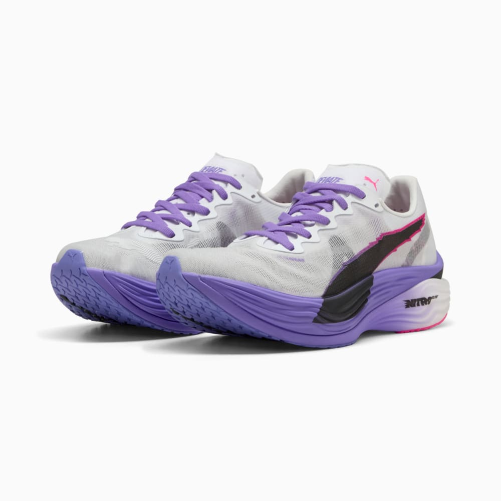 Зображення Puma Кросівки Deviate NITRO™ Elite 3 DIGITOKYO Running Shoes Women #2: PUMA White-Dark Amethyst