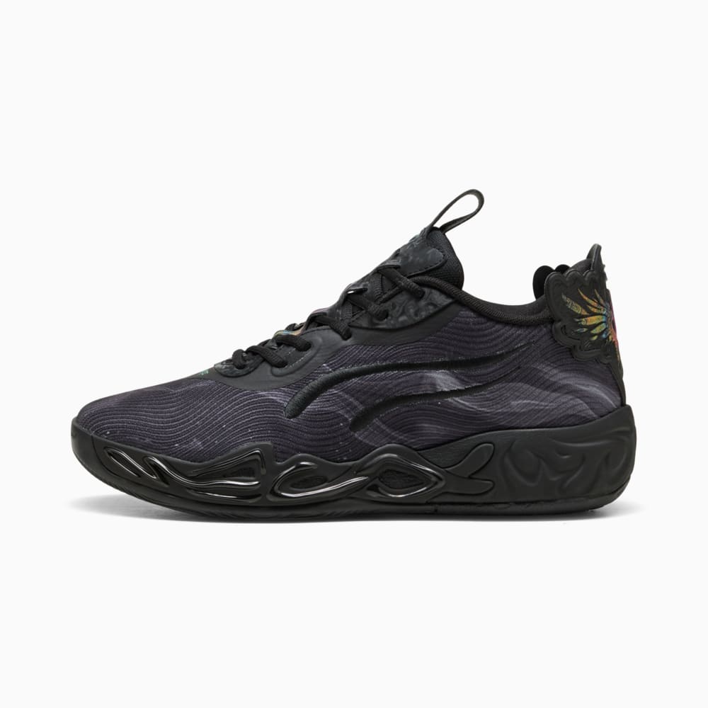 Изображение Puma Кроссовки MB.04 Lo Team Basketball Shoes Unisex #1: PUMA Black-Dark Amethyst