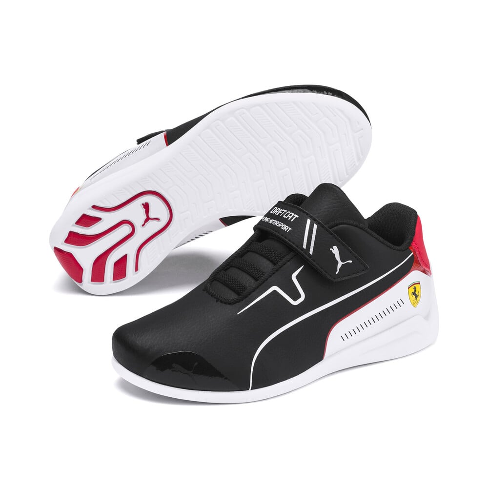 Scuderia Ferrari Drift Cat Cocuk Ayakkabi Siyah Puma Puma Turkiye Resmi Alisveris Sitesi