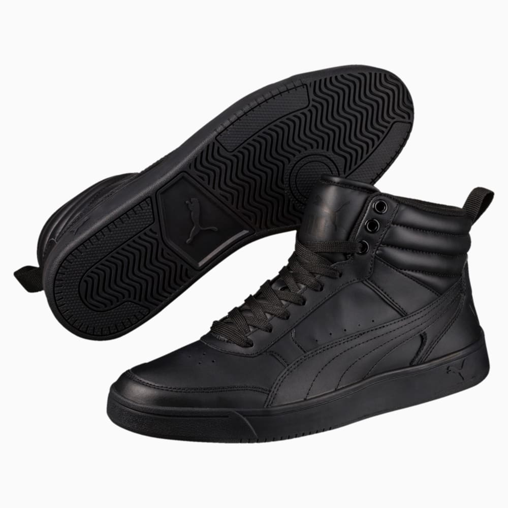 Puma rebound street l black deals sneakers
