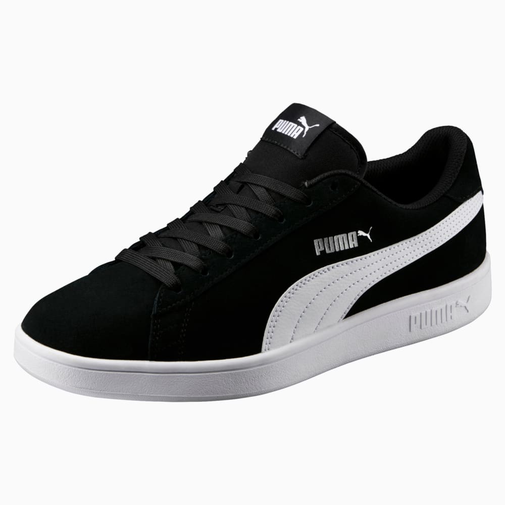 Изображение Puma Кеды Puma Smash v2 #1: Puma Black-Puma White-Puma Silver