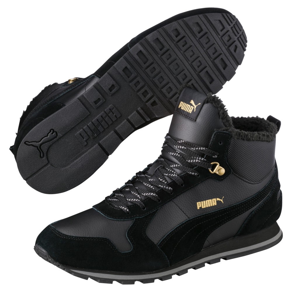 Зображення Puma Черевики ST Runner Mid Fur #2: Puma Black-QUIET SHADE