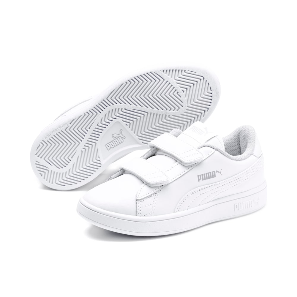 PUMA Smash v2 L V PS 20 White Puma White Puma White Puma 365173 02