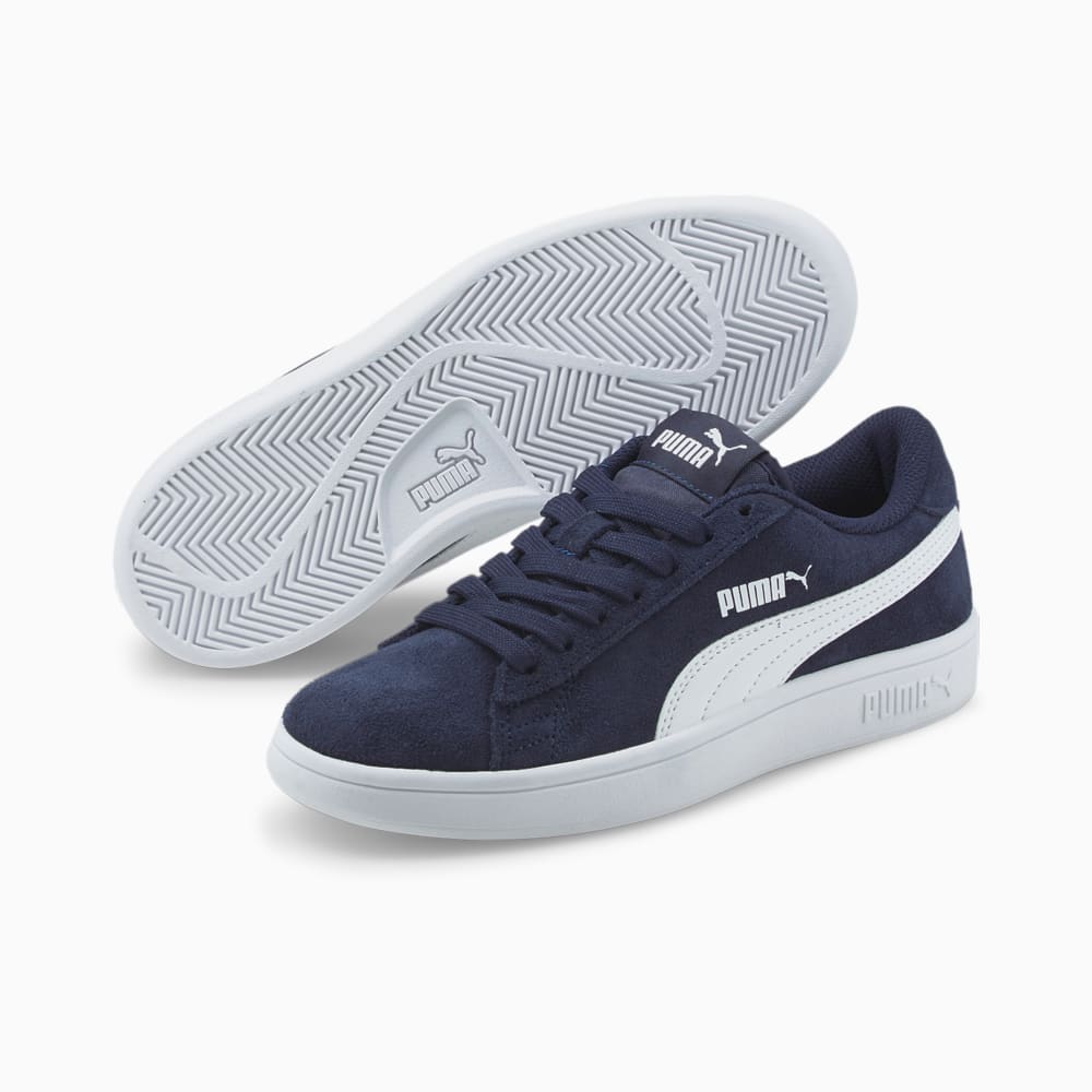 

PUMA - Кеды PUMA Smash v2 SD Jr – Peacoat-Puma White –, Синий