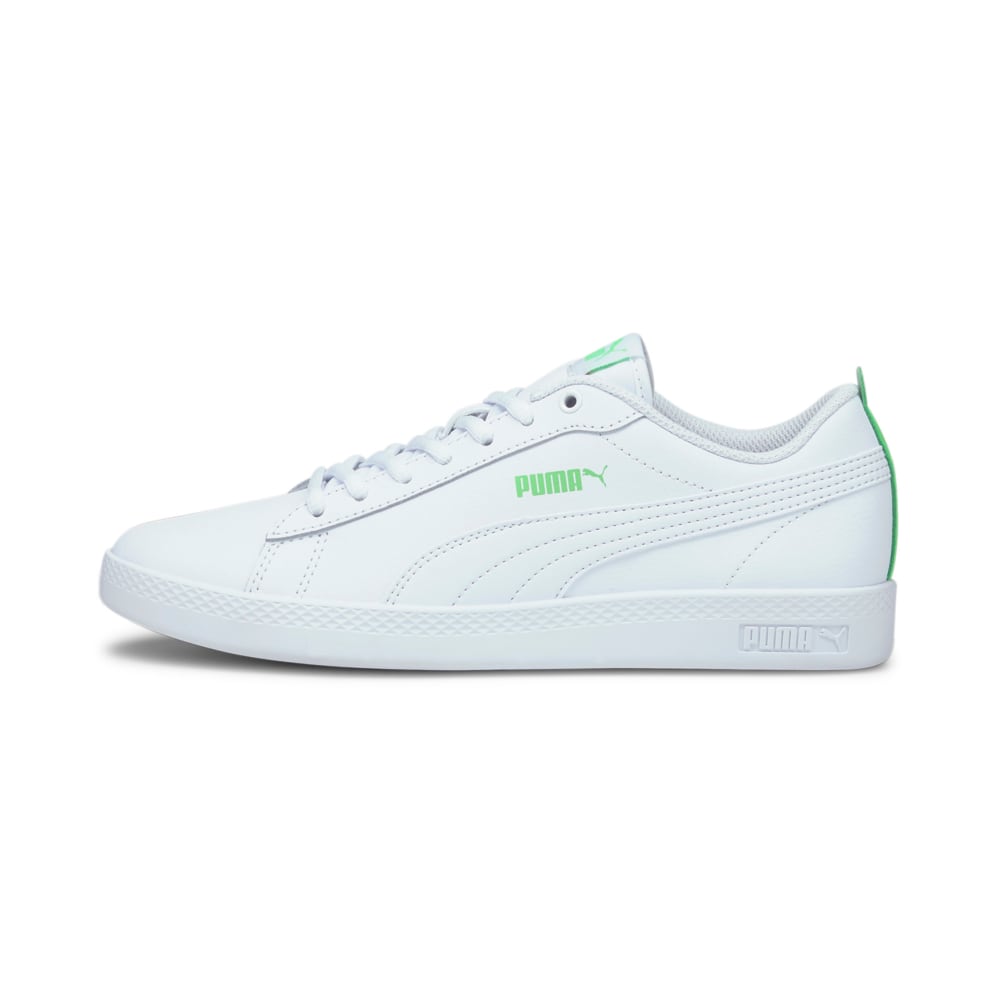 Зображення Puma Кеди PUMA Smash Wns v2 L #1: Puma White-Puma White-Summer Green