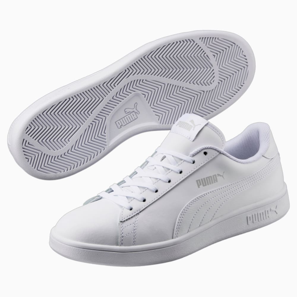 Изображение Puma Кеды Puma Smash v2 L #2: Puma White-Puma White