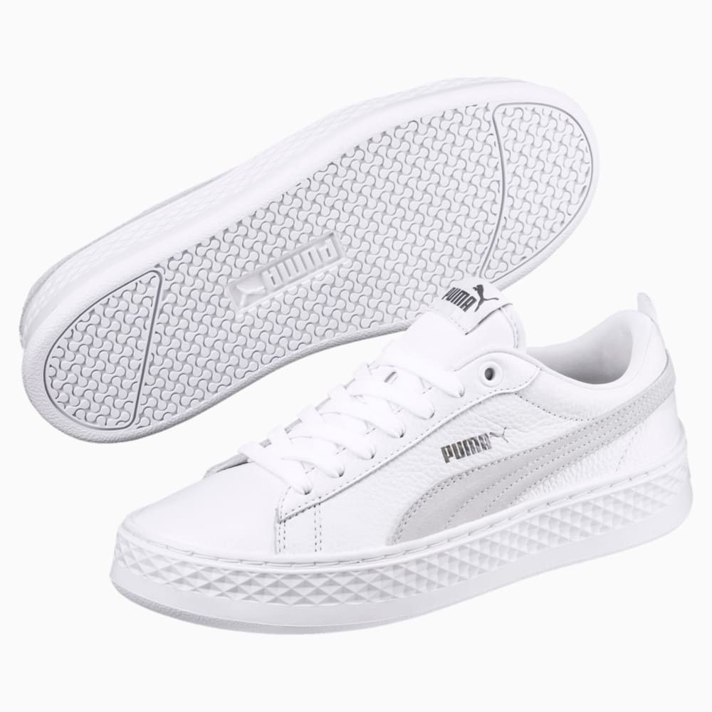 Зображення Puma Кеди Puma Smash Platform L #2: Puma White-Puma White-Puma White