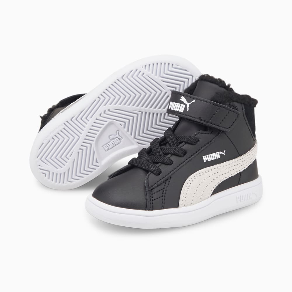 фото Детские кроссовки smash v2 mid fur v puma