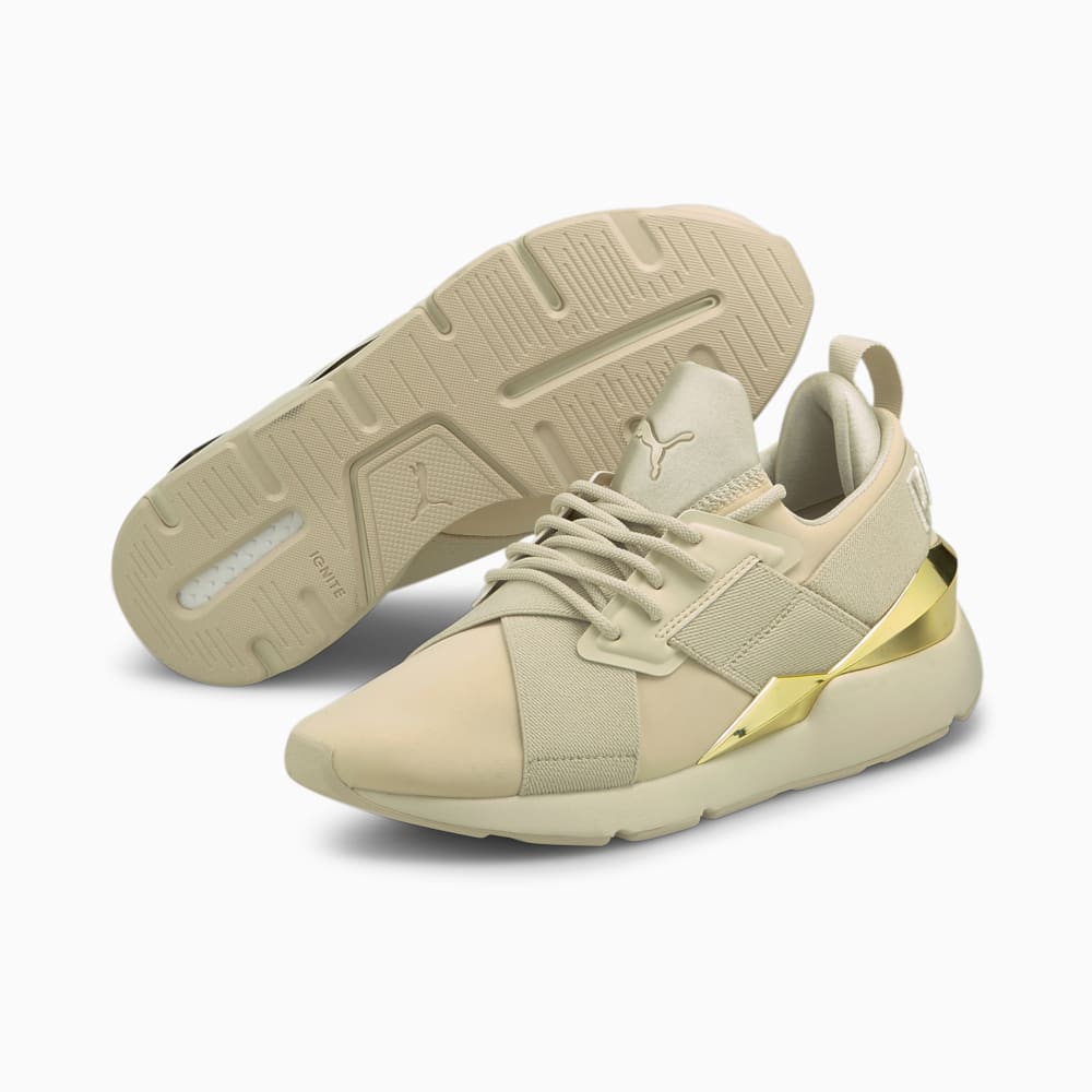 Зображення Puma Кросівки Muse Metal Wn's #2: Birch-Birch-Metallic Gold