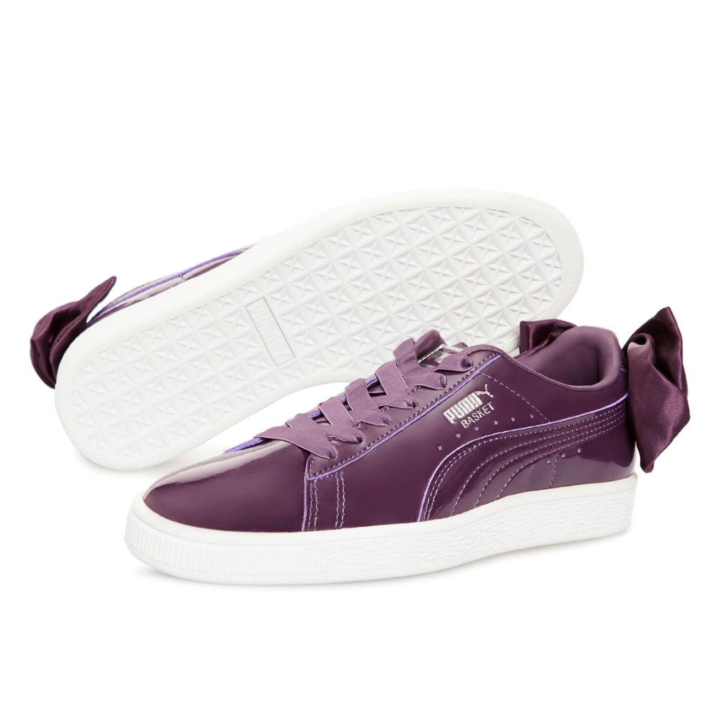 Зображення Puma Кеди Basket Bow Glam JR #2: Shadow Purple-Puma Silver