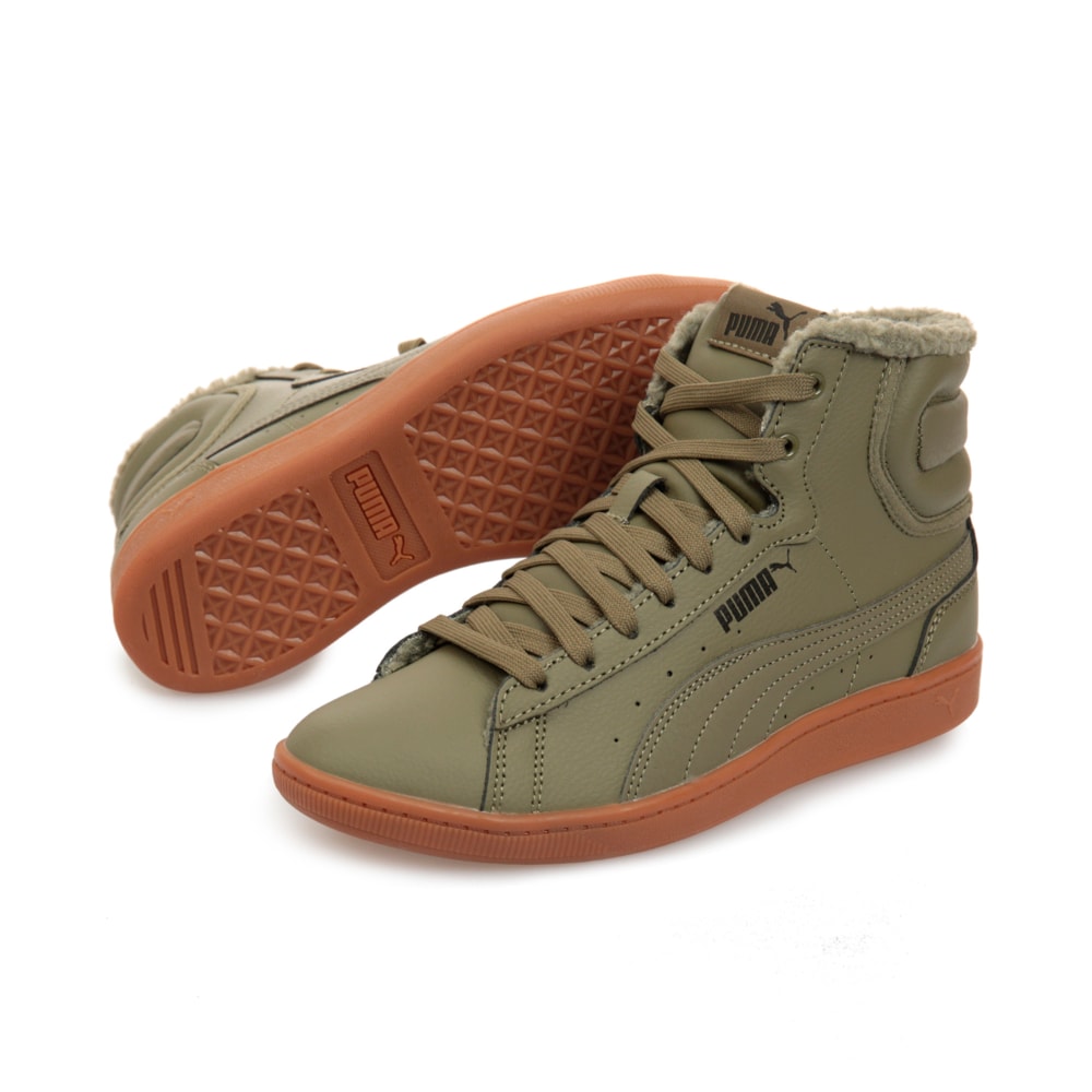 Puma Vikky Mid L Fur Olive Night Olive