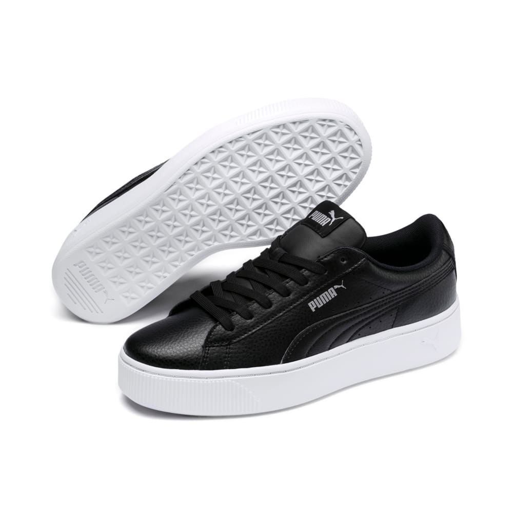 Изображение Puma Кеды PUMA Vikky Stacked L #2: Puma Black-Puma Black