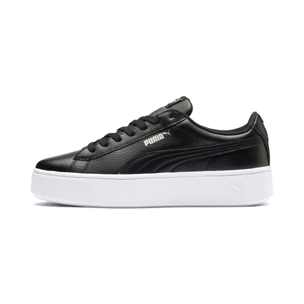 Zapatillas Puma Suede negras y blancas para mujer