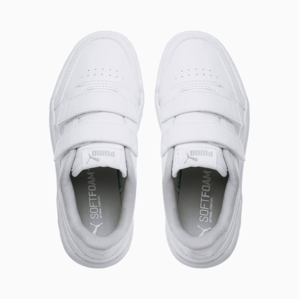 

PUMA - Детские кеды Caracal V PS – Puma White-Puma White-Puma Silver –, Белый