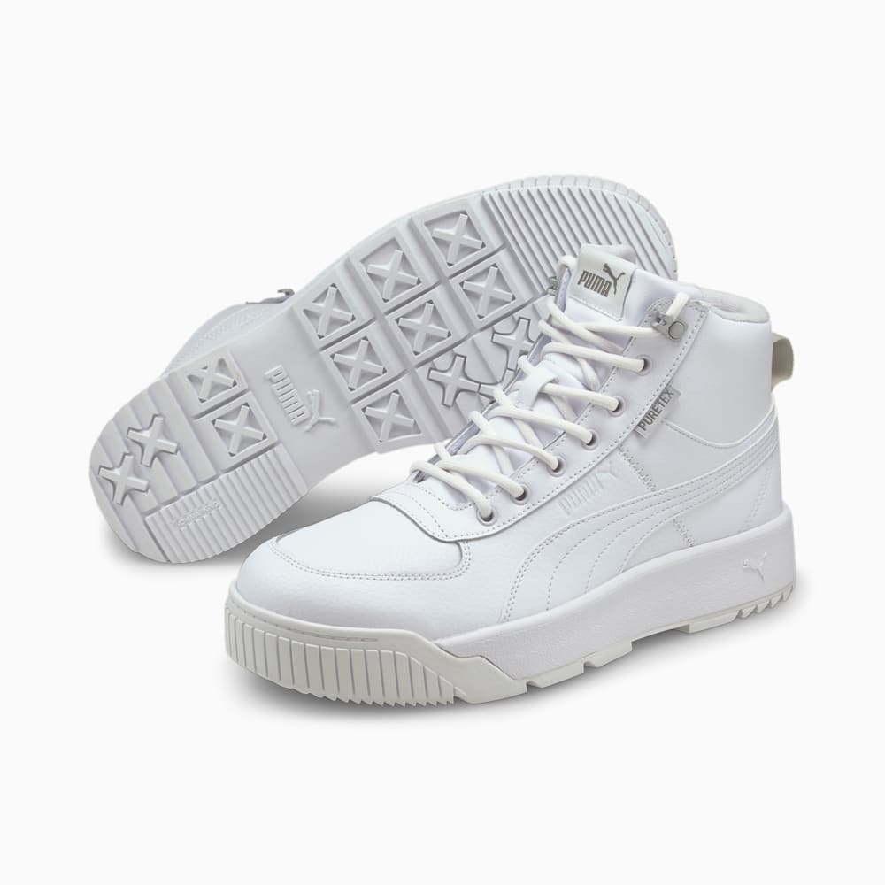 Изображение Puma Кеды Tarrenz SB Puretex #2: Puma White-Puma White-Steel Gray