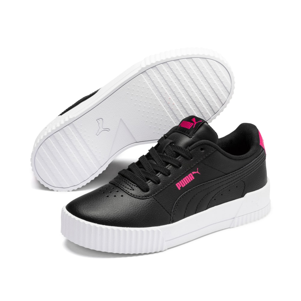 Зображення Puma Дитячі кеди Carina L Jr #2: Puma Black-Puma Black-Beetroot Purple