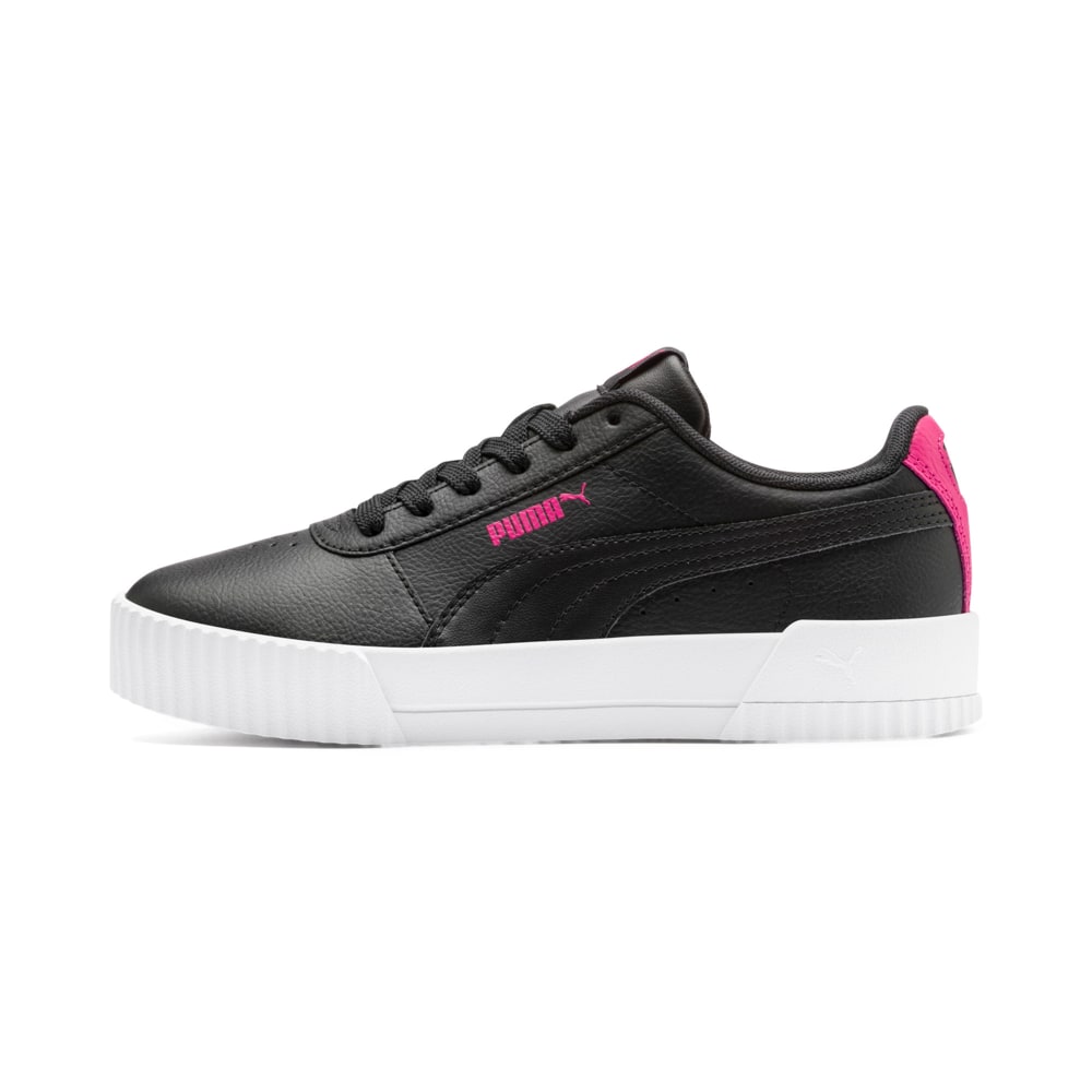 Зображення Puma Дитячі кеди Carina L Jr #1: Puma Black-Puma Black-Beetroot Purple