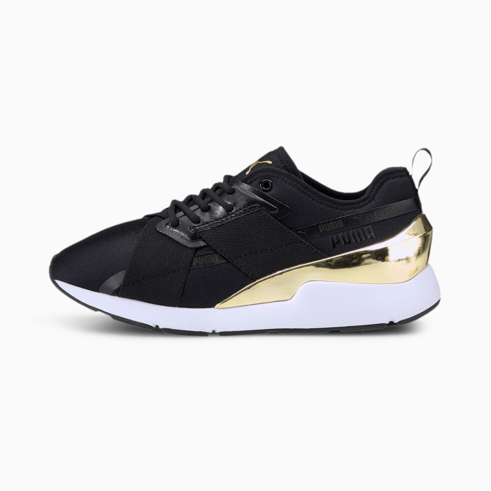 Зображення Puma Кросівки Muse X-2 Metallic Wn's #1: Puma Black-Puma Team Gold