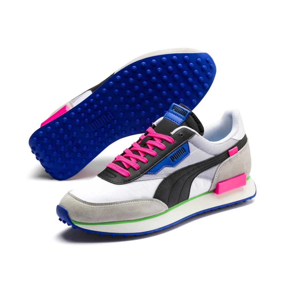 FUTURE RIDER PLAY ON 20 White Puma White Gray Violet Puma Black Puma 371149 07