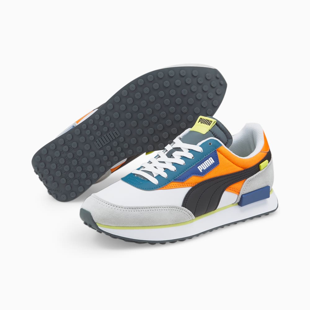 Зображення Puma Кросівки FUTURE RIDER PLAY ON #2: Puma White-Vibrant Orange-Harbor Mist