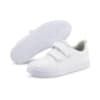 Изображение Puma Детские кроссовки Courtflex V2 Kids’ Trainers #2: Puma White-Gray Violet