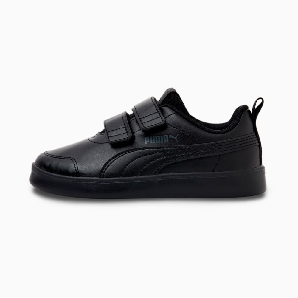 Зображення Puma Дитячі кросівки Courtflex V2 Kids’ Trainers #1: Puma Black-Dark Shadow