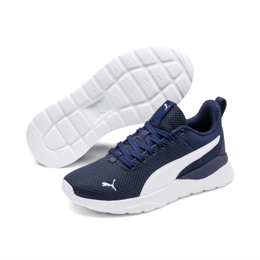 Изображение Puma Детские кроссовки Anzarun Lite Youth Trainers #2: Peacoat-Puma White