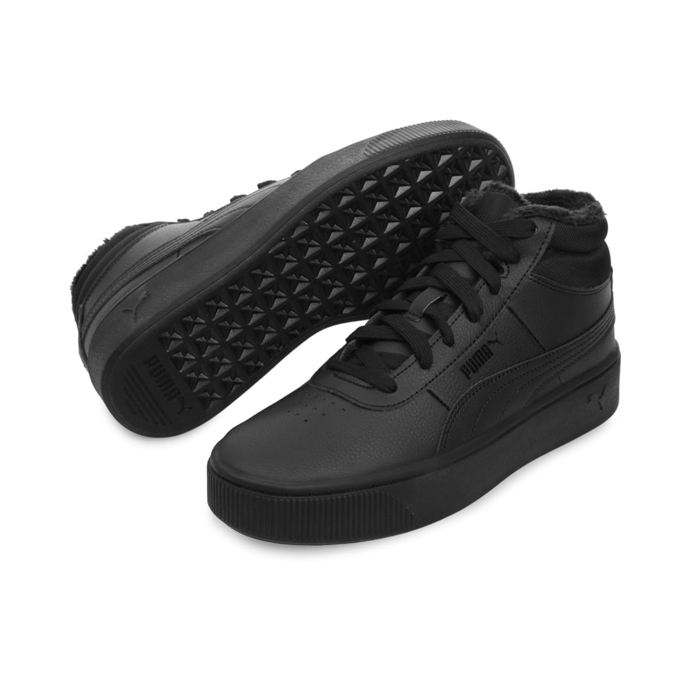 

PUMA - female - Кеды Vikky Stacked Mid WTR – Puma Black-Puma Black –, Черный