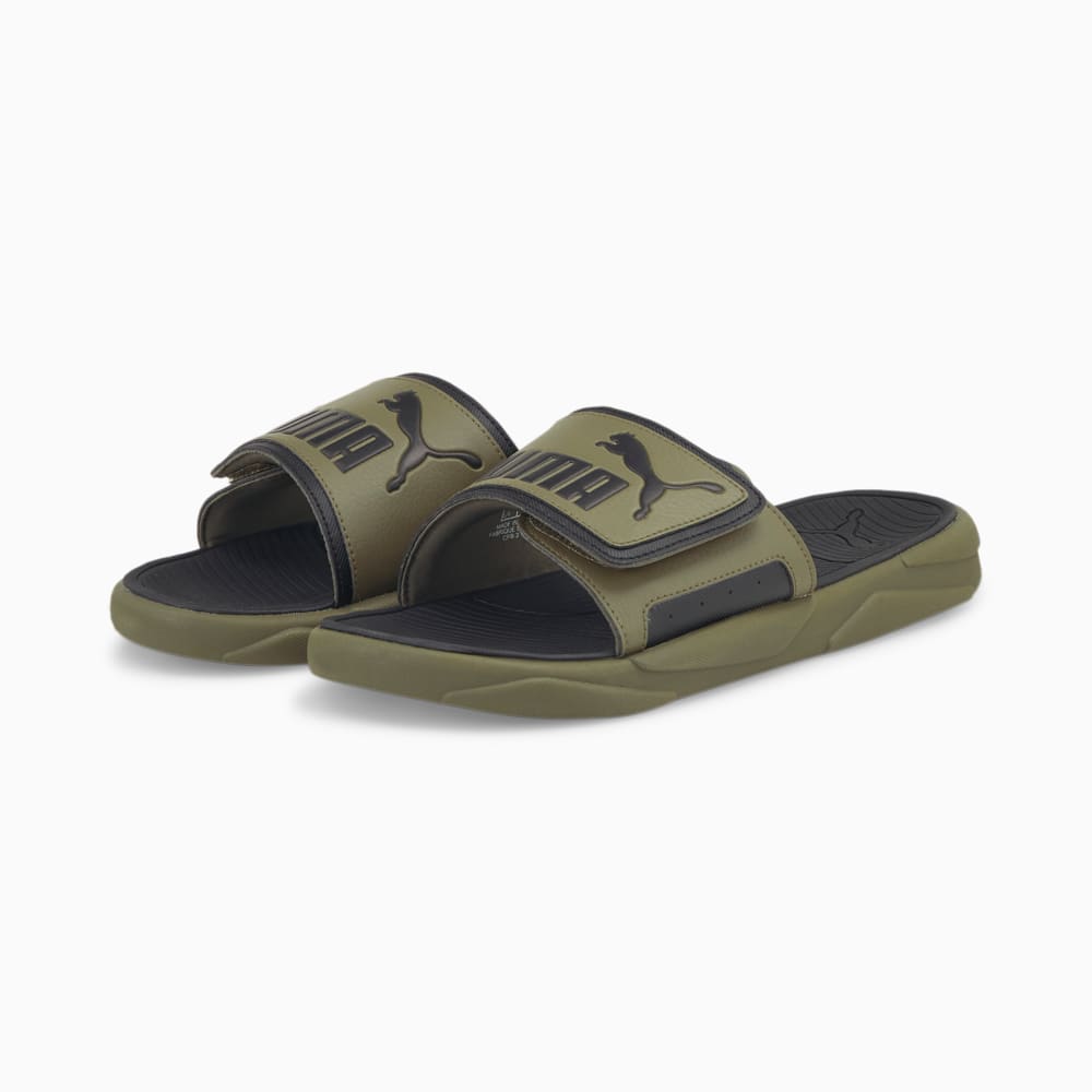 Зображення Puma Шльопанці Royalcat Comfort Sandals #2: Dark Green Moss-Puma Black