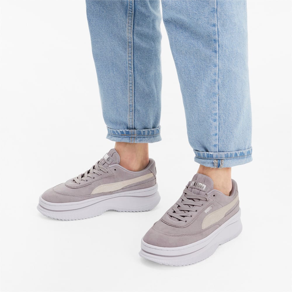 Puma suede mujer gris