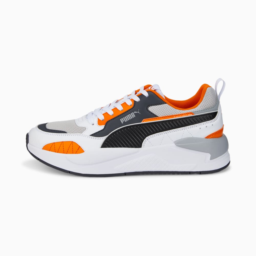 Изображение Puma Кроссовки X-Ray 2 Square #1: Puma White-Puma Black-Gray Violet-Vibrant Orange-Ebony