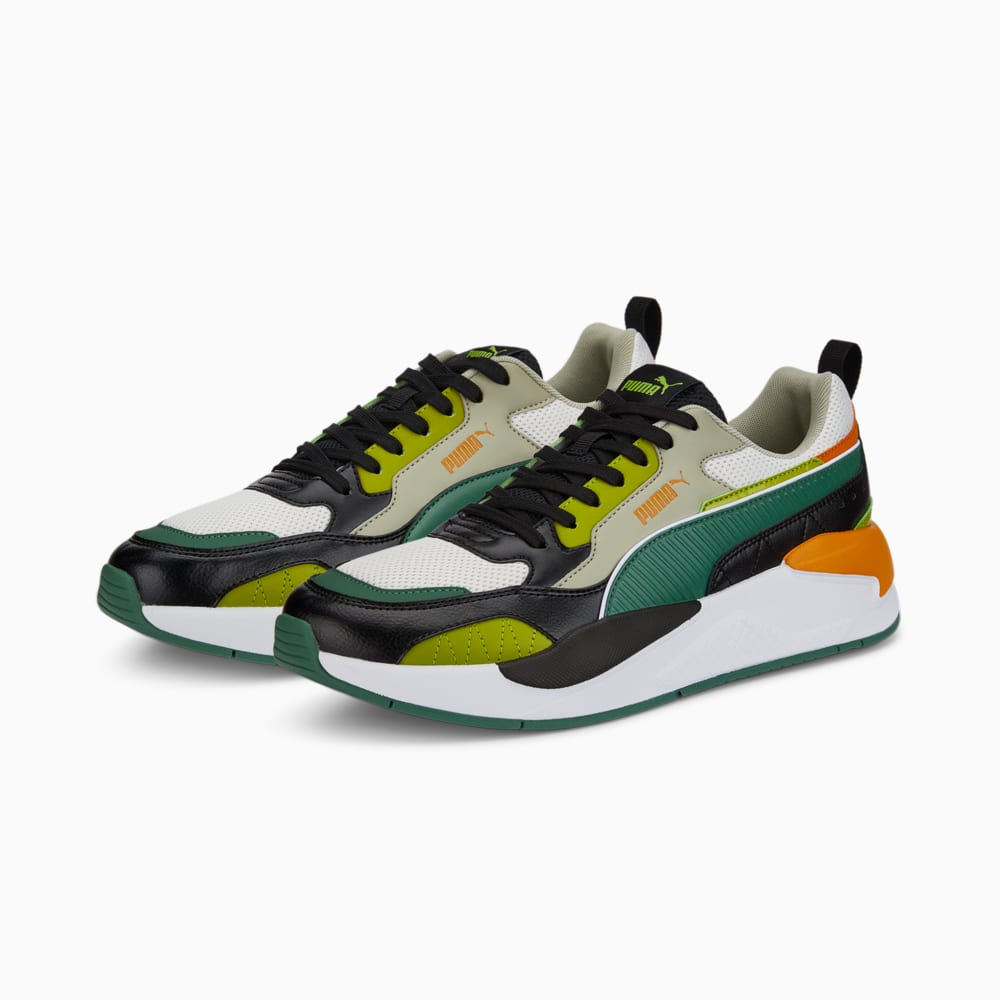 Зображення Puma Кросівки X-Ray 2 Square #2: Puma Black-Deep Forest-Vaporous Gray-Pebble Gray-Tart Apple