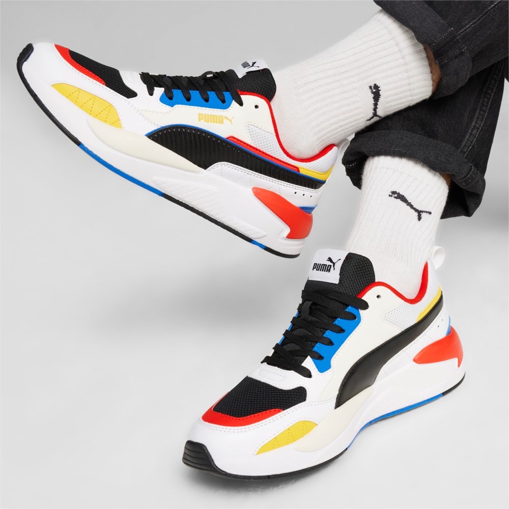 Зображення Puma Кросівки X-Ray 2 Square #2: PUMA White-PUMA Black-Warm White-Yellow Sizzle